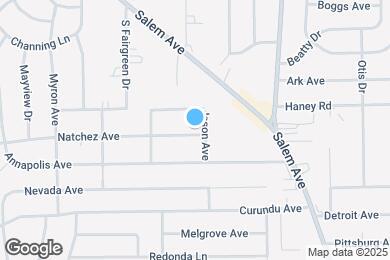 Map image of the property - 4105 Natchez Ave