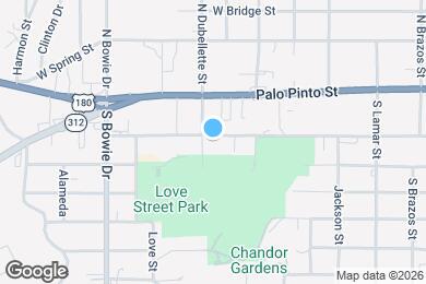 Map image of the property - 909 W Oak St