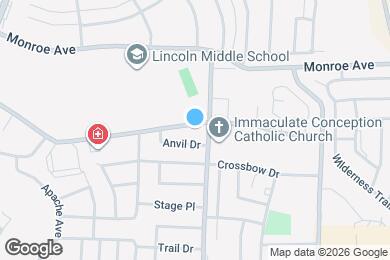 Map image of the property - 380 Shoshone Ave