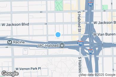 Map image of the property - 913 W Van Buren St