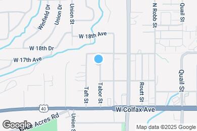 Map image of the property - 1653 Tabor St