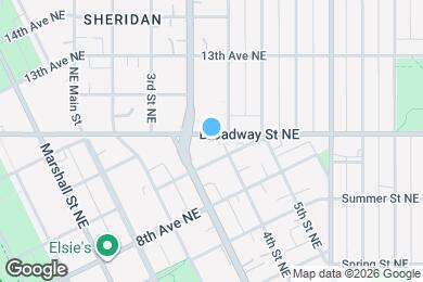 Map image of the property - 912 4th St NE