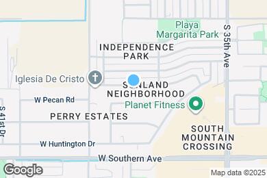 Map image of the property - 3735 W Sunland Ave