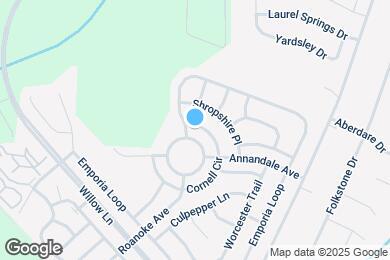 Map image of the property - 2435 Cornell Cir