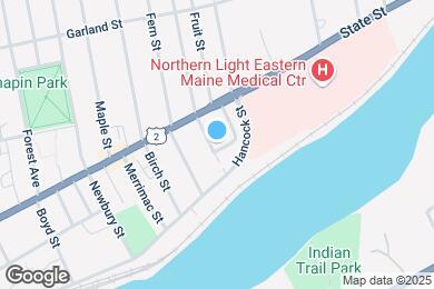 Map image of the property - 25 Pearl St