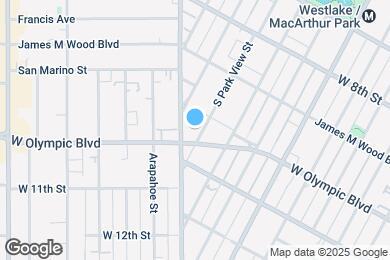 Map image of the property - 1021 S Park View St