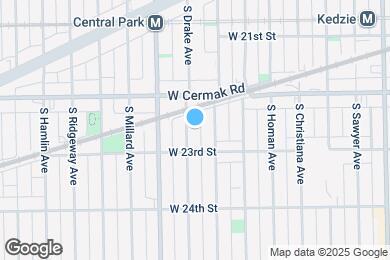 Map image of the property - 2237 S Drake Ave