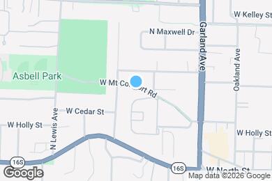 Map image of the property - Mount Comfort Townhomes