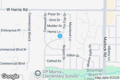Map image of the property - 7505 Tin Cup Dr