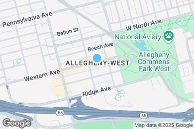 Map image of the property - 843 Western Ave