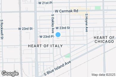Map image of the property - 2243 W 23rd Pl