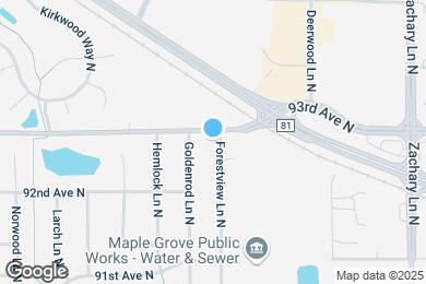 Map image of the property - 9281 Forestview Ln N