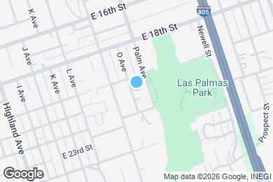 Map image of the property - 2039 O Ave