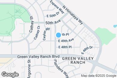 Map image of the property - 19663 E 49th Ave
