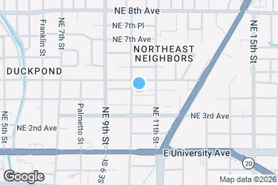 Map image of the property - 411 NE 10th St
