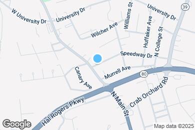 Map image of the property - 117 Speedway Dr