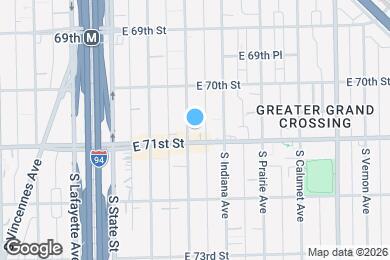 Map image of the property - 7047 S Michigan Ave