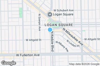 Map image of the property - 2526 N Kedzie Blvd