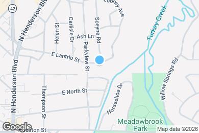 Map image of the property - 1508 E Lantrip St