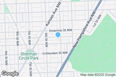 Map image of the property - 406 Delafield Pl NW