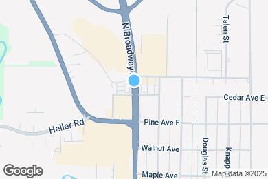 Map image of the property - 1703 Broadway St S