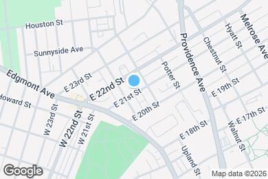 Map image of the property - 118 E 21st St