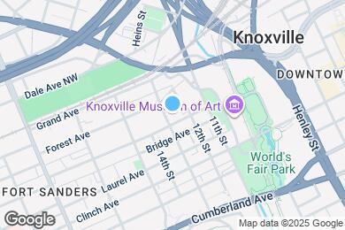 Map image of the property - 1211 Highland Ave