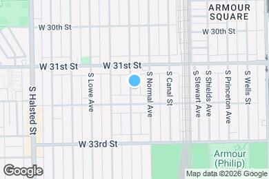 Map image of the property - 3139 S Parnell Ave