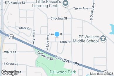 Map image of the property - 705 W Circle Dr