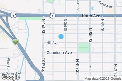 Map image of the property - 246 Hill Ave