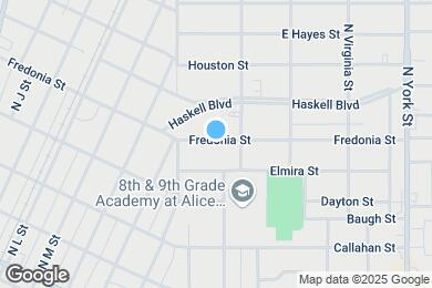 Map image of the property - 1713 Fredonia St
