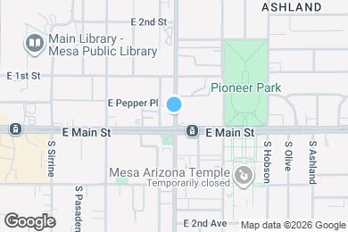 Map image of the property - 24 N Mesa Dr