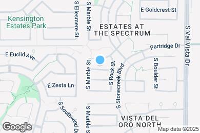 Map image of the property - 1268 E Birdland Dr