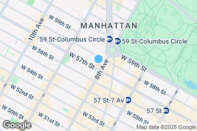 Map image of the property - 301 W 57th St