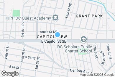 Map image of the property - 5320 E Capitol St NE