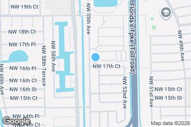 Map image of the property - 5441 NW 17th Ct