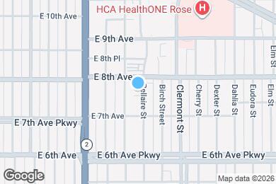 Map image of the property - 759 Bellaire St