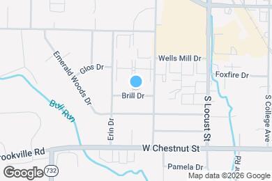 Map image of the property - 616 Brill Dr