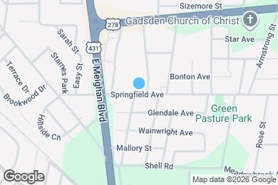 Map image of the property - 1038 Springfield Ave