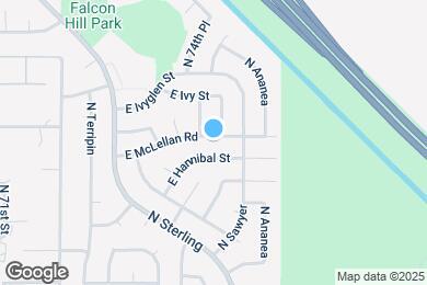 Map image of the property - 7455 E McLellan Rd