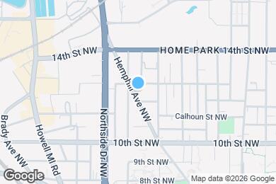 Map image of the property - 1073 Hemphill Ave NW