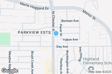 Map image of the property - 3312 N Chester Ave