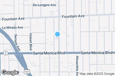 Map image of the property - 1175 N Normandie Ave