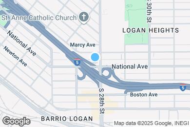 Map image of the property - 2778 National Ave