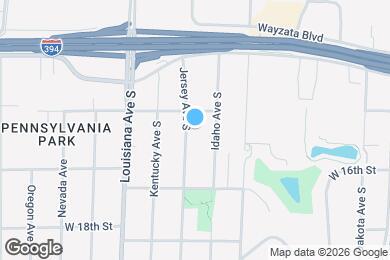 Map image of the property - 1417 Jersey Ave S