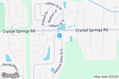 Map image of the property - 1242 Summit Oaks Dr E