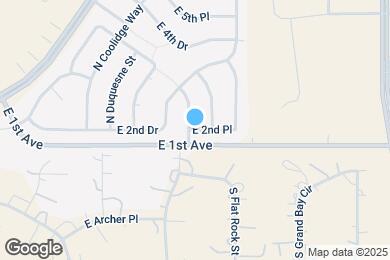 Map image of the property - 23464 E 2nd Pl