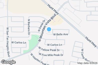 Map image of the property - 3282 W Belle Ave
