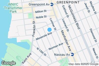 Map image of the property - 69 Meserole Ave