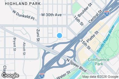 Map image of the property - 2136 W 28th Ave
